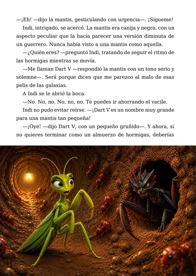 Página interior de La Mantis Estelar (4 de 12)